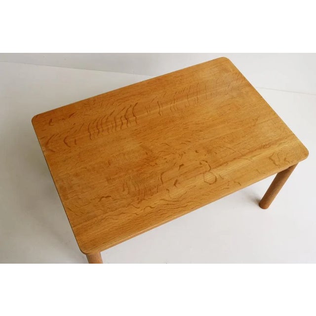 Wood Vintage Oak Coffee Table by Borge Mogensen, 1950 For Sale - Image 7 of 11
