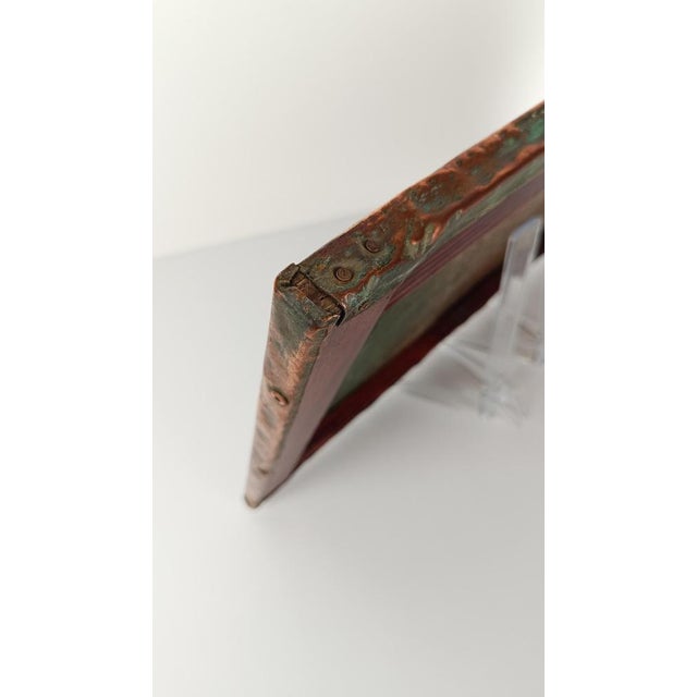 Mid-Century Italian Cubist Copper Sculpture Panel, 1950s For Sale - Image 17 of 18