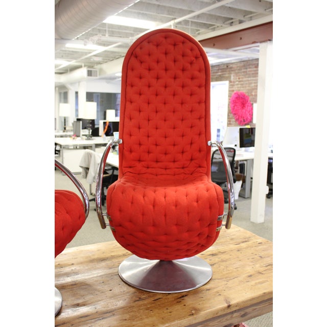 Verner Panton 1-2-3 System Lounge Chairs - a Pair For Sale - Image 5 of 9