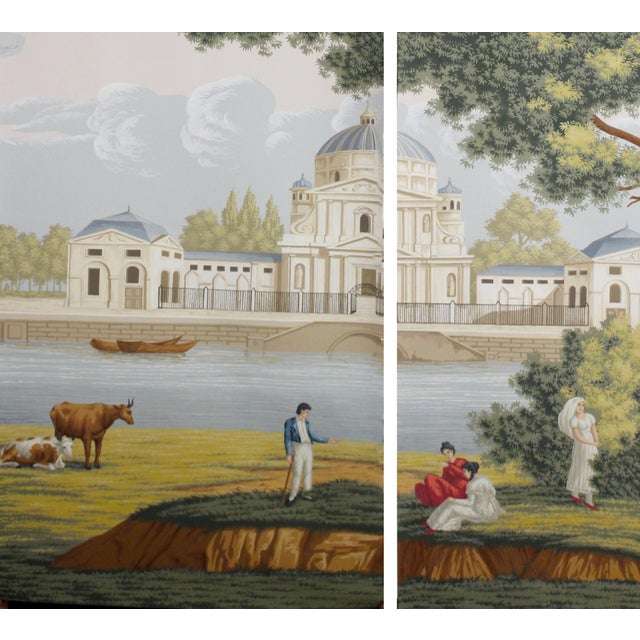 If you admire the timeless elegance of luxury scenic wallcoverings but seek a more accessible alternative, these hand-...