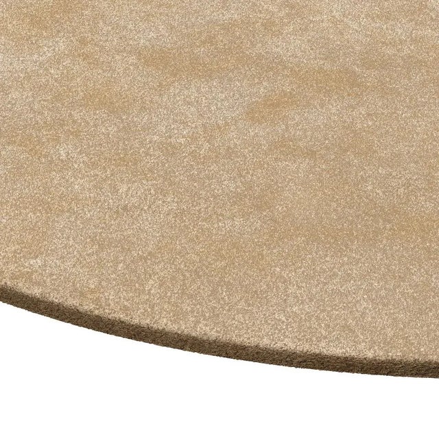 Contemporary Tapis Oval Corn #02 Modern Minimal Oval Shape Hand-Tufted Rug by TAPIS Studio For Sale - Image 3 of 4