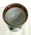 Vintage Chinese Export “Boc Choy Leaf” Porcelain Egg Cup For Sale In Providence - Image 6 of 7