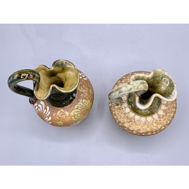 Antique Art Nouveau Stoneware Vases from Royal Doulton Lambeth, 1890s, Set of 2 For Sale - Image 17 of 18