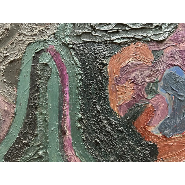 Mid 20th Century Mid-Century Floral Still Life Attributed to Peter Busa For Sale - Image 5 of 12