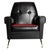Vintage Armchair in Black Leather with Brass Legs, Italy, 1970s For Sale - Image 6 of 6