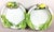 Pair Large 20th Century Trompe l'Oeil Italian Platters/ Bowls - Leeks Cabbage & Lemons Measurements: Bowl on Left 17" x 15...