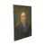 Antique painting, portrait of an older man, presumably oil on canvas, signed L. De Caluwé in the lower right corner and...