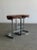 Vintage Cantilevered Bar Stools in Mohair - Pair For Sale - Image 9 of 10