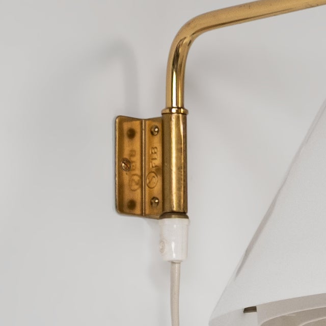 Model 8182 Wall Lamps by Falkenbergs Belysning, Sweden, 1960s, Set of 2 For Sale - Image 6 of 10