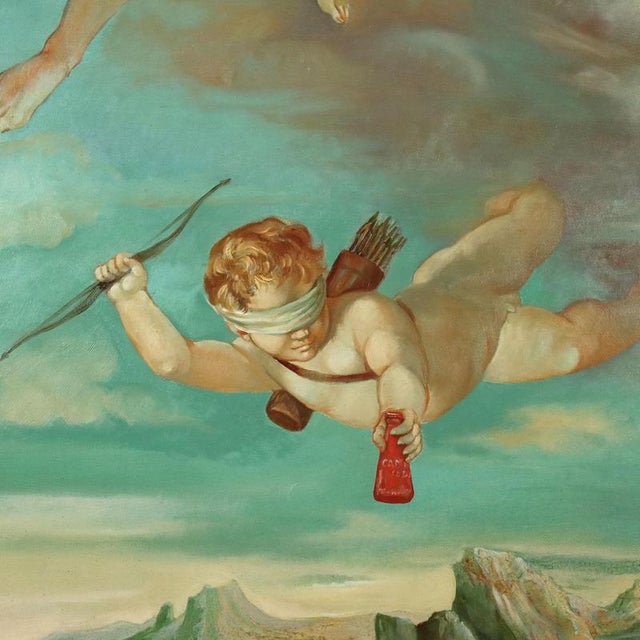 Antonella Cappuccio, Mythological Scene, Oil on Canvas For Sale - Image 5 of 12