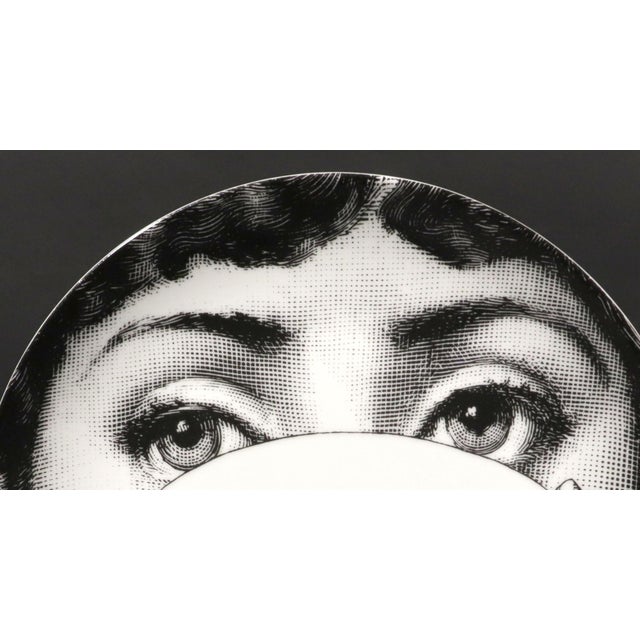 Mid-Century Modern Fornasetti Porcelain Themes & Variation Plate, Pattern 191 For Sale - Image 3 of 8