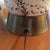 White Textured Pitted Ceramic Lamp With Original Shade - Mid Century Modern For Sale - Image 8 of 10