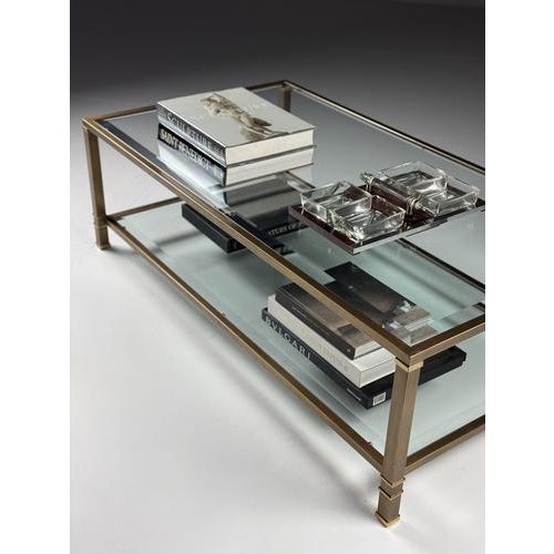 Vintage Brass Coffee Table, 1980s For Sale - Image 13 of 16