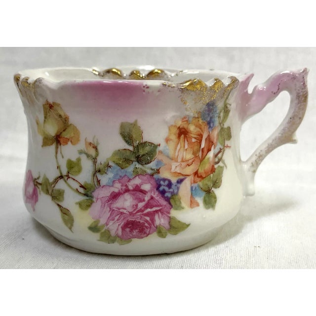 Early 20th Century Late 1800's Antique Victorian Era Porcelain Mustache Teacup For Sale - Image 5 of 12