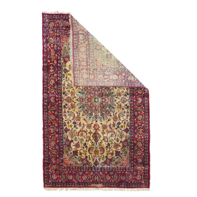 19th Century Isfahan Rug 3'6'' X 5'11'' For Sale - Image 5 of 12