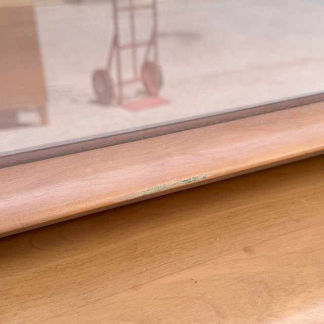Heywood-Wakefield Mid-Century Maple Tambour Door Credenza and Hutch For Sale - Image 10 of 12