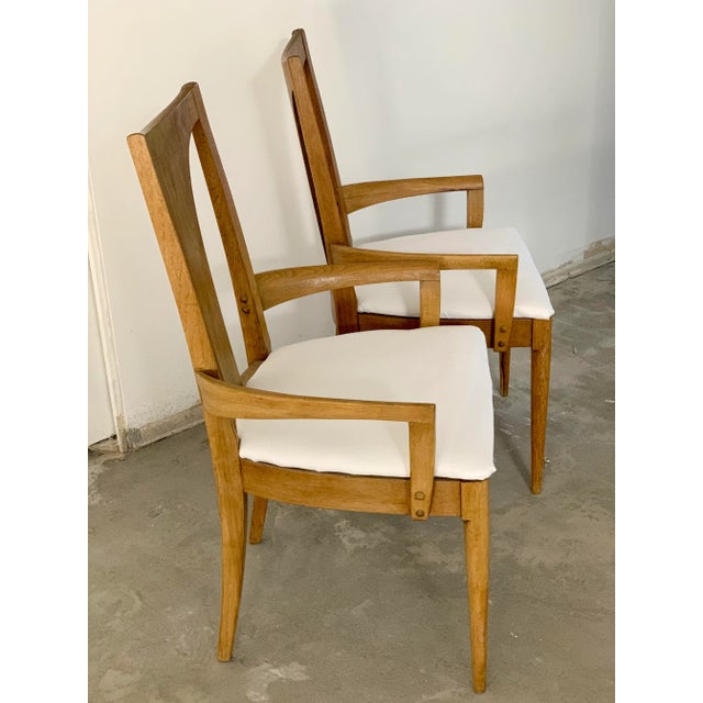 Mid-Century Modern Mid-Century Broyhill Brasilia Captain Dining Chairs - A Pair For Sale - Image 3 of 9