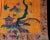1920s 1920s Orange Scene Floral Antique Chinese Art Deco Rug 6'0" X 8'8" Knotted Wool Carpet For Sale - Image 5 of 9