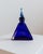 Vintage Italian Triangular Royal Blue Murano Glass Decanter, 1960s For Sale - Image 13 of 13