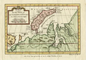 Map of Nova Zembla and the Russian Mainland, 1760s