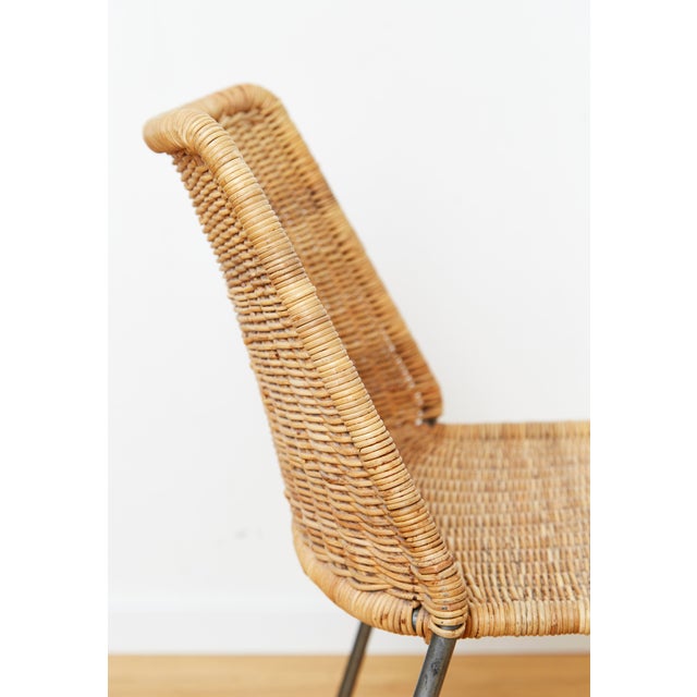 Santa Lucia Chairs in Wicker by Herbert Hirche for Wilde & Spieth, 1960s, Set of 4 For Sale - Image 10 of 13