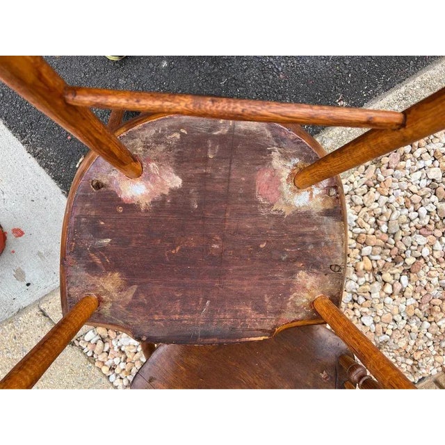 American Pine and Cherry Armchair. 19th Century For Sale - Image 10 of 12