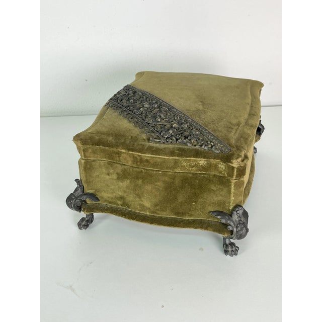 Metal French Jewellery Box, 1940s For Sale - Image 7 of 18
