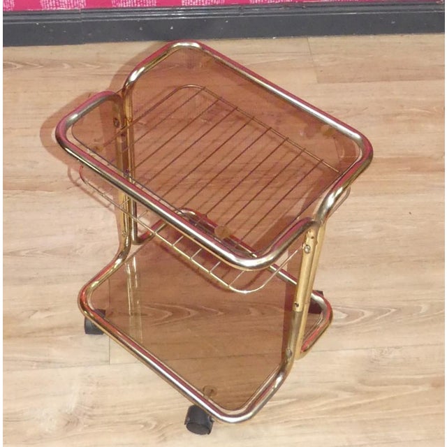 Vintage Bar Cart Table, 1970s For Sale - Image 6 of 11