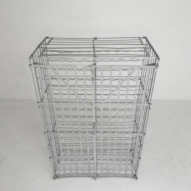 Steel Fer Rigid Wine Rack for 300 Bottles, 1950s For Sale - Image 6 of 18