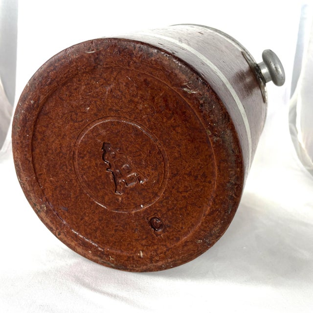 Metal Vintage French Champagne / Wine Bucket For Sale - Image 7 of 9