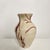 Contemporary Studio Pottery Vase by J. Weber – Cream Crackle With Oxblood Red Drip Glaze (2003) For Sale - Image 3 of 11