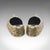 Pair of Small Vintage Slipper Ashtrays, Indian Brass Cigarette Rest, Mid Century For Sale - Image 4 of 9