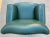 Dark Green Neotraditional Fully Upholstered Leather Lounge Chair Manner of John Hutton for Donghia For Sale - Image 8 of 13