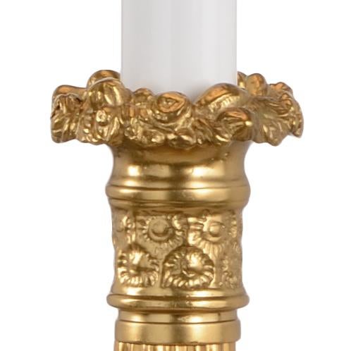 Chelsea House Inc Old Paris Candlestick Lamp For Sale - Image 4 of 4