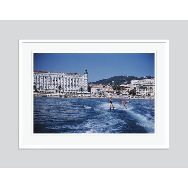 Poolside In Sotogrande' by Slim Aarons Open Edition Bathers round a pool in Sotogrande, Spain, August 1975. (Photo by Slim...