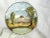Green Early 20th French Saint Amand Campaign Plates With Rural Landscape: Mill, Pond, Bird Flight and Farm- a Pair For Sale - Image 8 of 13