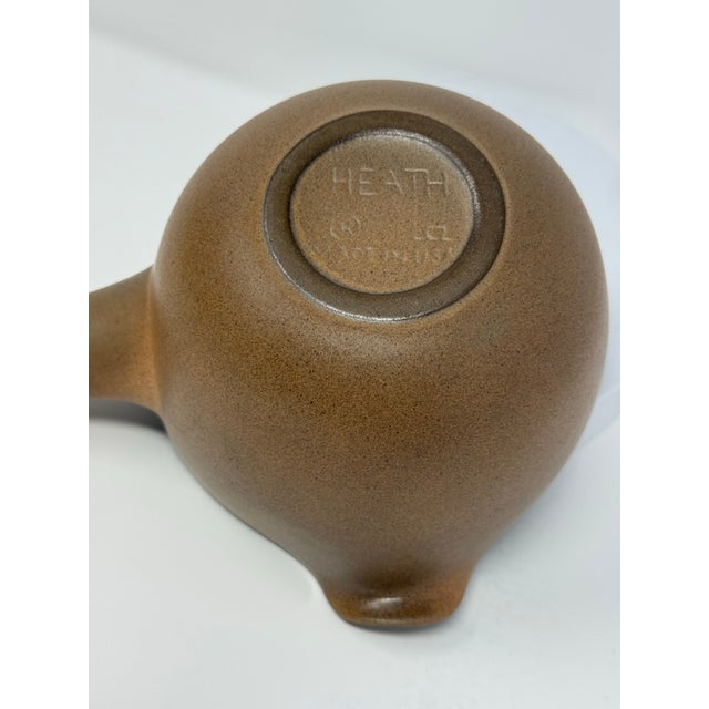 Brown Late 20th Century Edith Heath for Heath Ceramics Sandalwood No. 110 Pouring Bowl For Sale - Image 8 of 8