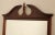 Late 20th Century Crescent Chippendale Style Cherry Dresser Mirror For Sale - Image 5 of 12