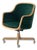 Mobius Swivel Desk Chair by Ward Bennett in Mohair For Sale
