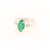 Natural Finely Faceted Quality Emerald Diamond Ring 14k White Gold 0.94 TCW Certified $2,450 913616 This is a Unique...