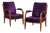 Armchairs in the style of Jules Leleu, 1940, Set of 2 For Sale