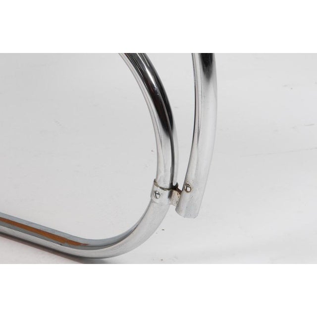 Set of Vintage MR20 Lounge Chair and Ottoman by Ludwig Mies Van Der Rohe, 1960s For Sale - Image 11 of 15