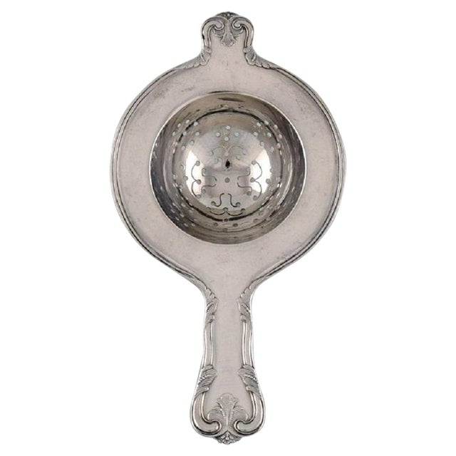 Mid-20th Century Silver Tea Strainer from Cohr For Sale