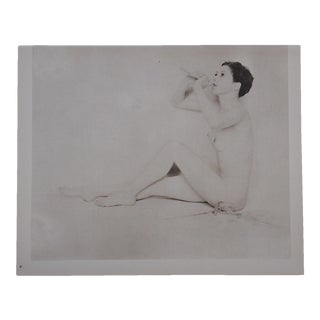 Vintage Art Deco Nude Photogravure For Sale