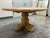 2010s Timothy Oulton for Restoration Hardware Salvaged Wood Trestle Round Dining Table, Diam. 60.5 Inches For Sale - Image 5 of 12