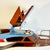 1950s Vintage Nautical Coastal Arts & Crafts Hand Made Boat Model With Case, Propeller Powered For Sale - Image 9 of 18