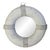 Glass Vintage Nautical Beach House Ocean Boat Life Preserver Mirror For Sale - Image 7 of 7