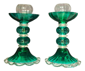 Murano Glass Table Lamps from Manifattura Di Murano, 1970s, Set of 2