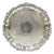 Vintage Poole Silver 3209 Victorian 12" Round Silver Plated Salver Platter Tray For Sale