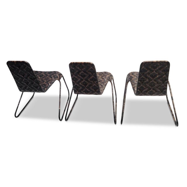 Contemporary Set of Three Flo Chairs and Dining Table by Patricia Urquiola for Driade For Sale - Image 3 of 10